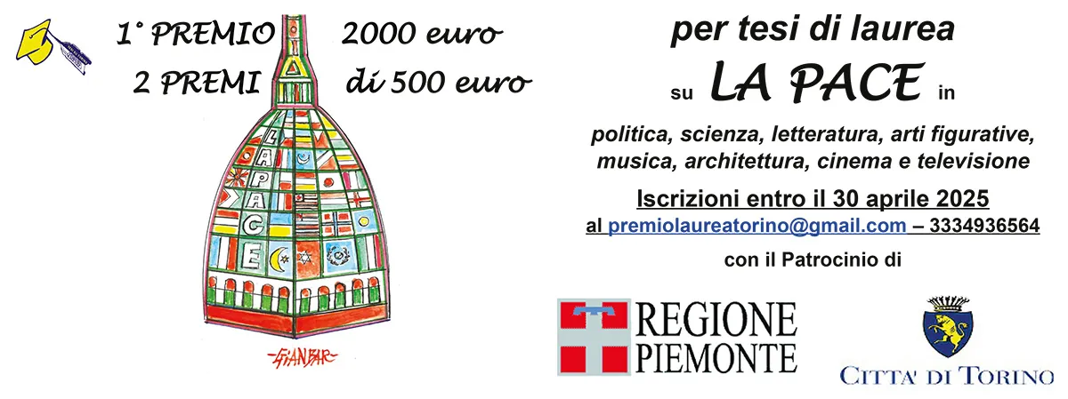 Premio tesi per la pace 2025