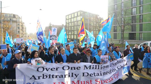 procession at UN Geneva