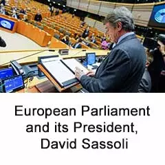 European Parliament and its President, David Sassoli