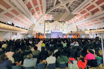 public attending the musical organised by Shincheonji UK