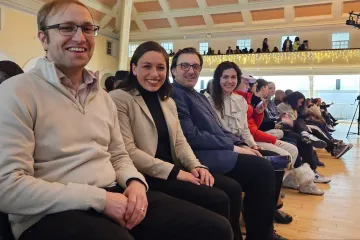 Amicarelli attending the musical organised by Shincheonji UK