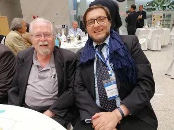 Alessandro Amicarelli with Gordon Melton