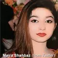 Una foto segnaletica di Maira Shahbaz (da Twitter)
