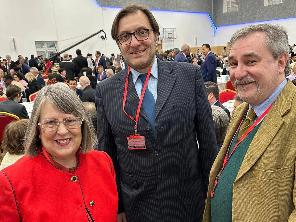 Fiona Bruce, Alessandro Amicarelli and Marco Respinti