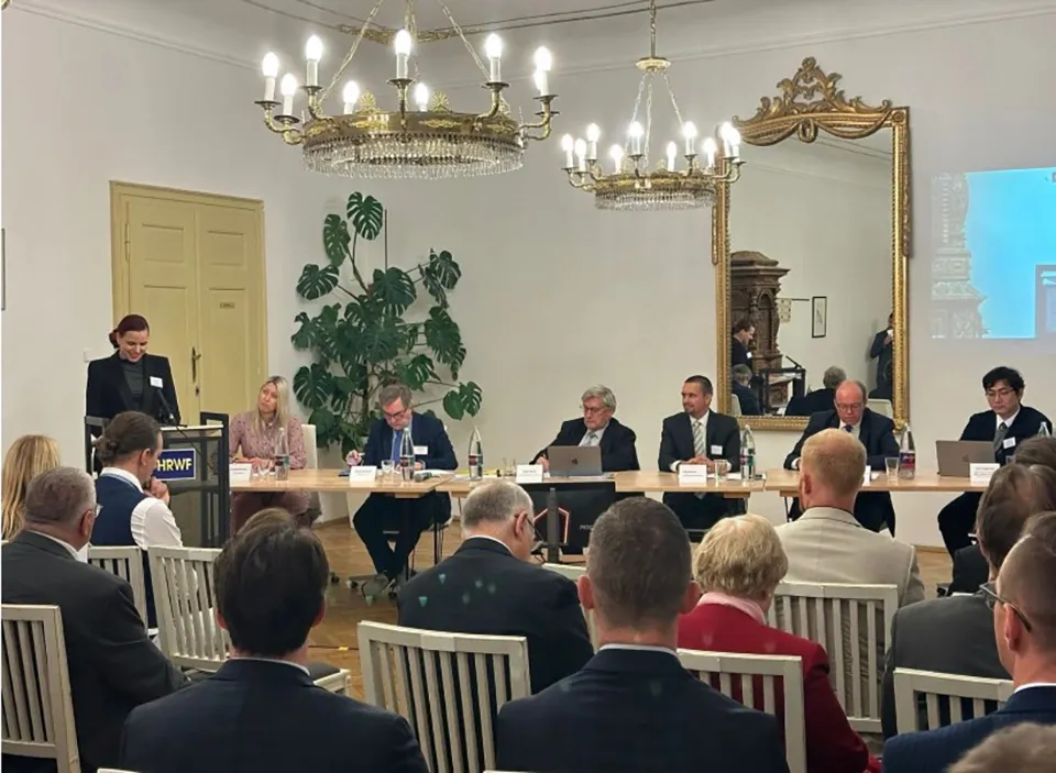 The HRWF event in Prague.