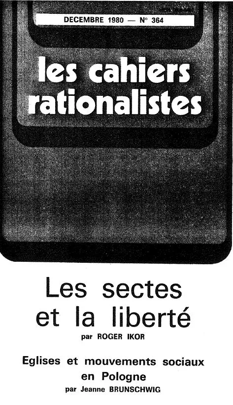 Les Cahiers rationalistes