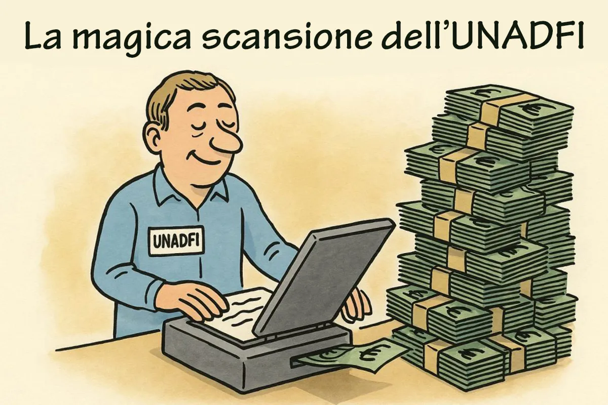 Vignetta sulla magica scansione dell'UNADFI