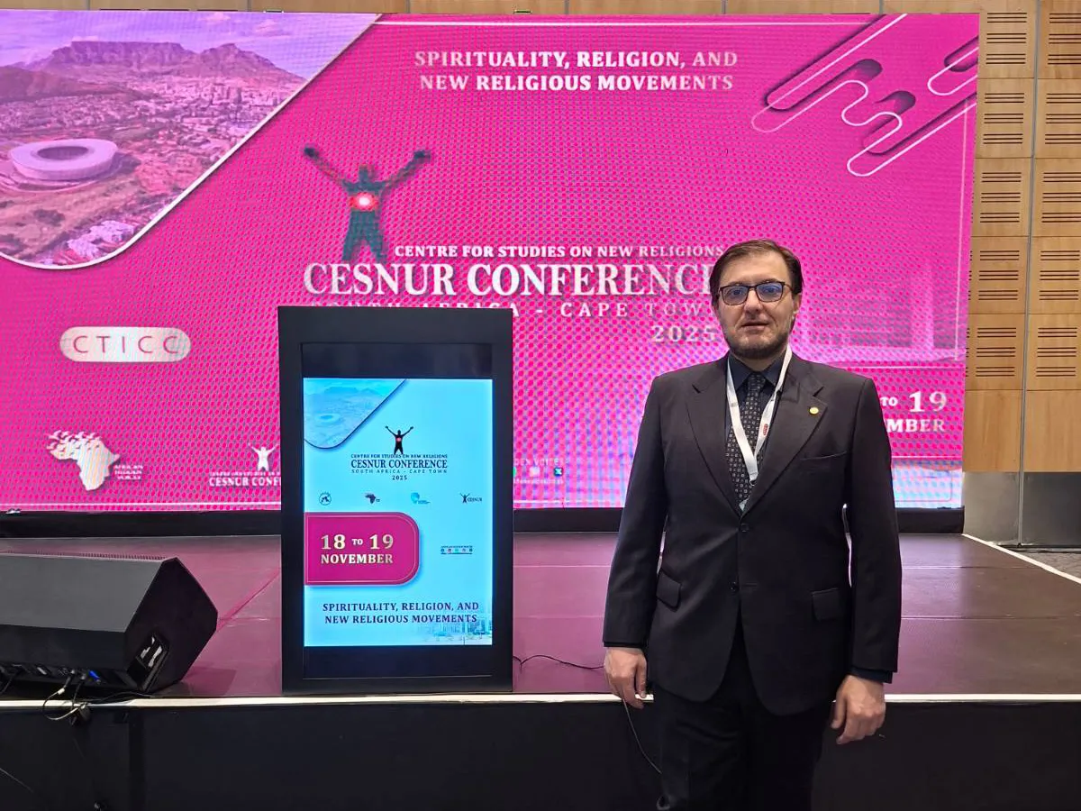 Alessandro Amicarelli at CESNUR 2025 in Cape Town, South Africa
