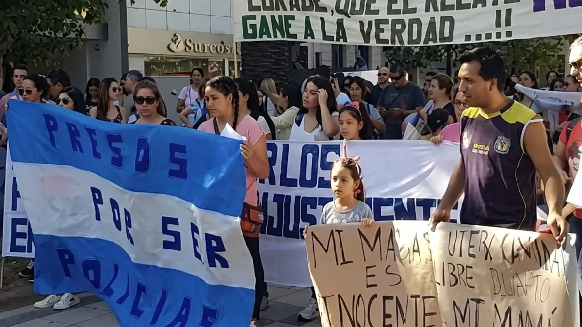 Franco Casco relatives protest